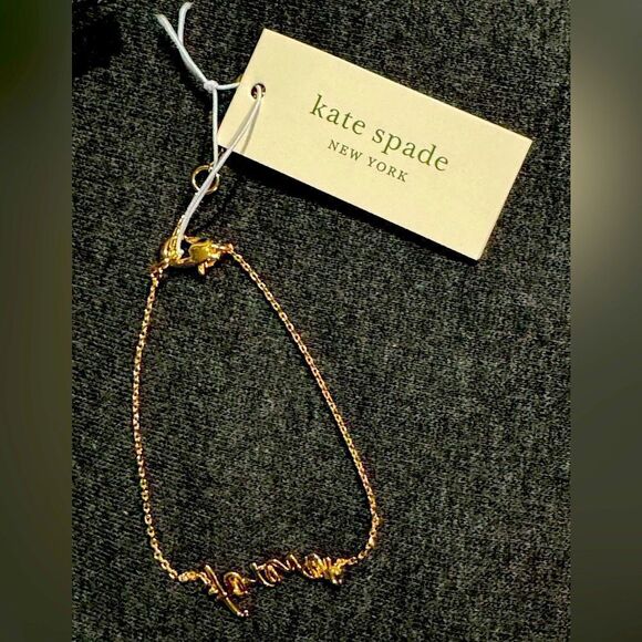 KATE SPADE NEW YORK Say Yes Gold-Tone Forever Chain Bracelet - Picture 5 of 8